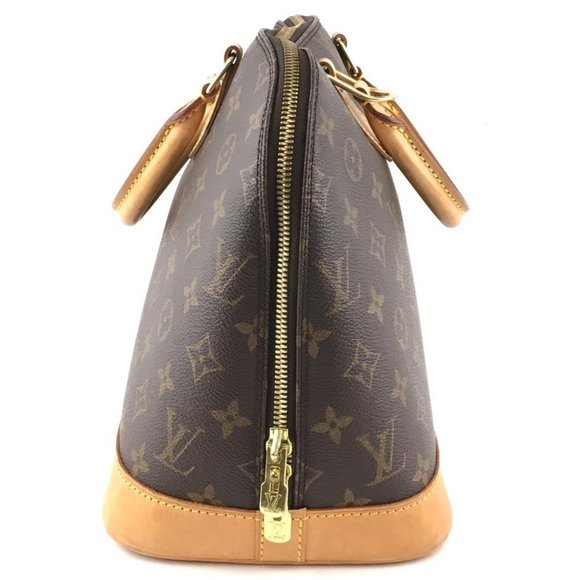 Louis Vuitton Alma Monogram Handbag Satchel - Picture 8 of 12
